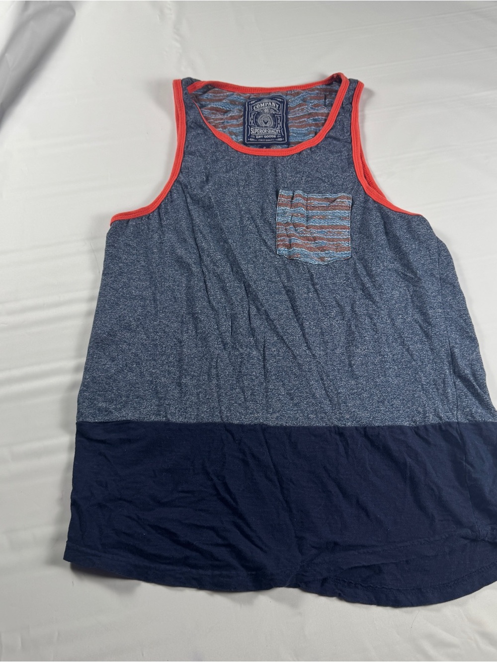 🏝️ Company 81 Colorblock Pocket Tank S EUC 🏝️